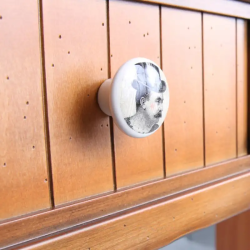 Konsola Fryzjerska BARBER LUKAS  - Jasnobrązowa -Barber- 